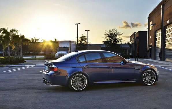Picture the sky, sunset, bmw m3 e90