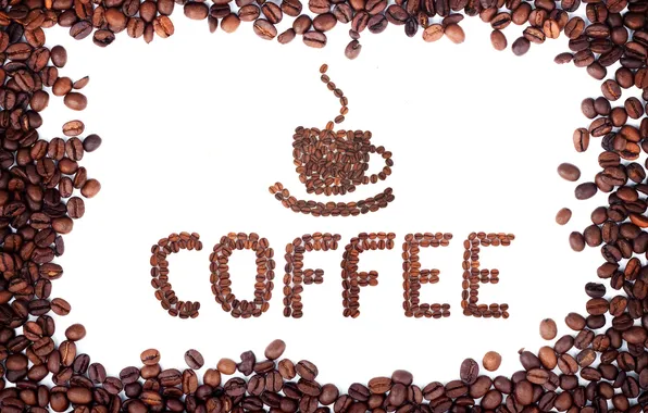 Coffee, grain, drink, I love coffee