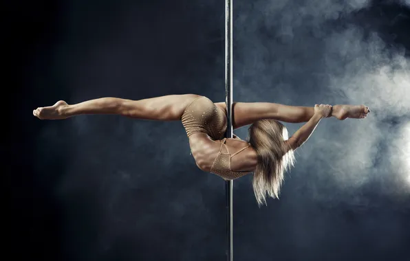 Sexy, pose, artistic, pole dance