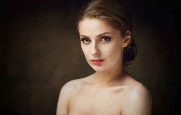 Picture look, girl, background, sweetheart, portrait, hairstyle, light, brown hair