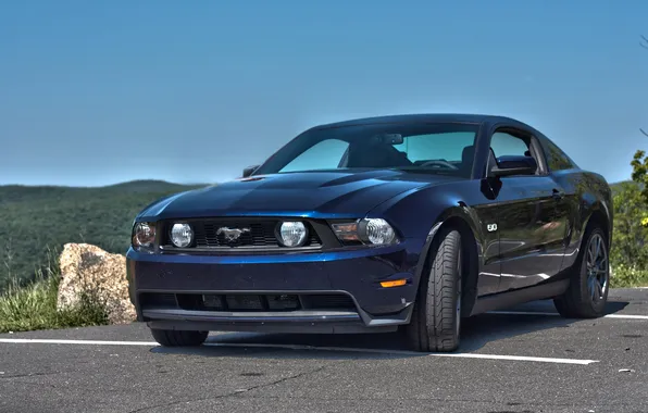 Picture blue, Mustang, Ford, Shelby, Mustang, Ford, Shelby, blue