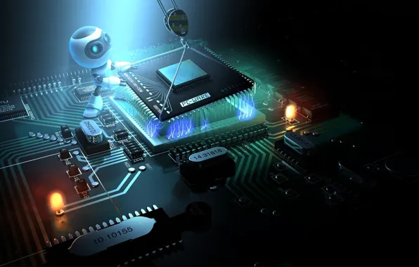 Robot, processor, dismantling, motherboard