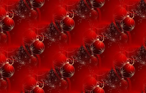 Picture background, holiday, balls, texture, New year