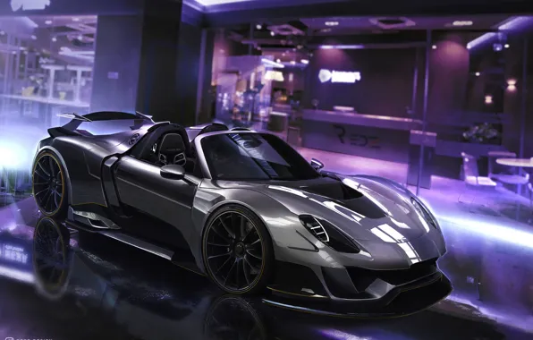 Auto, Porsche, Machine, Car, Supercar, Sports car, Porsche 918, Porsche 918 Spyder