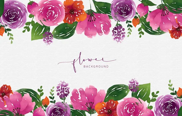 Flowers, background, texture