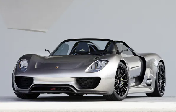 Concept, Porsche, supercar, Porsche, Spyder, 918, the front, front