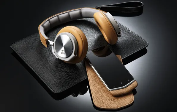 Picture headphones, phone, case, smartphone, Bang &ampamp; Olufsen, Bang and Olufsen, BeoPlay H6, Vertu