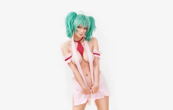 Girl, background, Tits, Cosplay, Cosplay