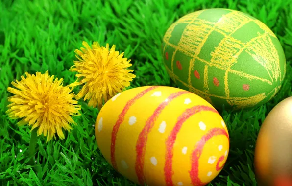 Easter, Eggs, The Resurrection Of Christ, Pascha, Flowers