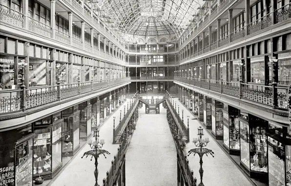 USA, Cleveland, passage, 1904-the year