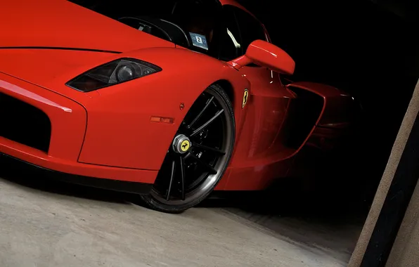 Picture red, Ferrari, red, Ferrari, Enzo, the front part, Enzo