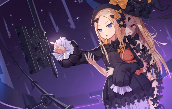 Anime, art, girl, keys, fate/grand order