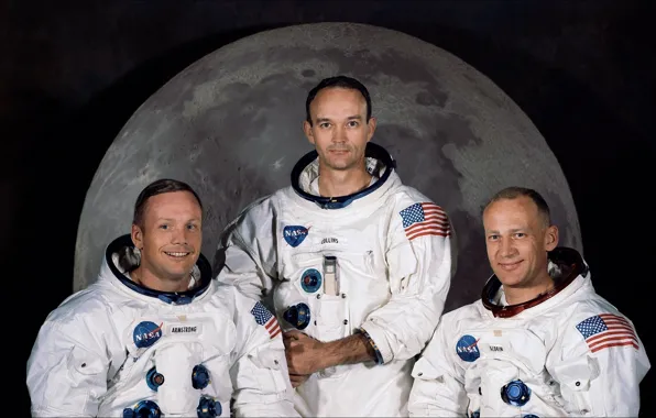 Picture Collins, NASA, history, the astronauts, Aldrin, Armstrong, memory, remembrance