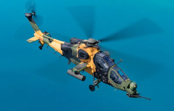 Picture attack helicopter, T-129B, The Turkish air force
