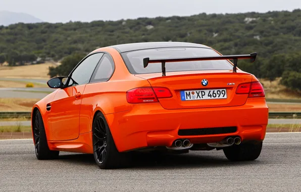 Auto, BMW, BMW, Orange, GTS, Spoiler