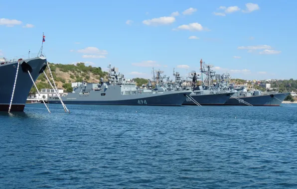 Ships, combat, Sevastopol, The Black Sea Fleet