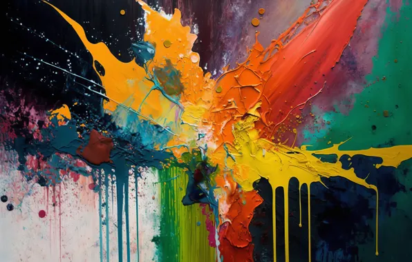 Abstraction, paint, blots, strokes, abstract background
