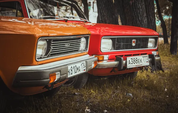 Machine, retro, background, Sedan, USSR, car, Muscovite, Mosa
