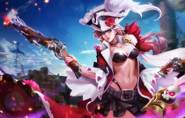 Girl, gun, pirates, King of Glory, The king of glory