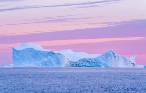 Wallpaper ice, winter, sea, the sky, water, clouds, snow, landscape ...