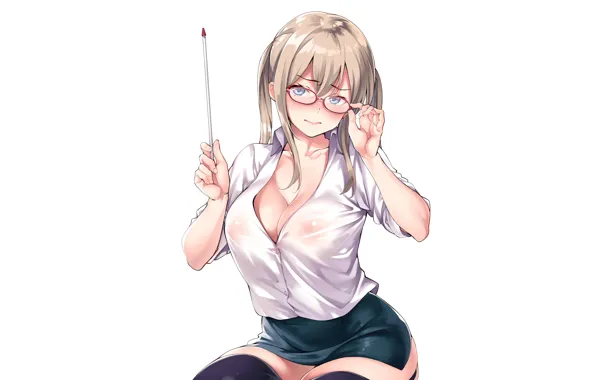 Kawaii, girl, sexy, nipples, boobs, big, breast, anime