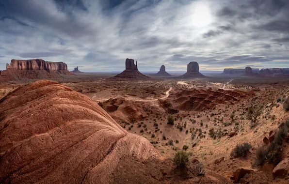 Picture landscape, USA, Monument Valley