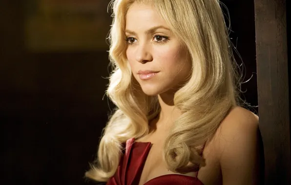Picture look, blonde, singer, Shakira, celebrity, shakira
