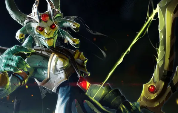 Snakes, stone, bow, nails, Valve, Medusa, Dota 2, IceFrog