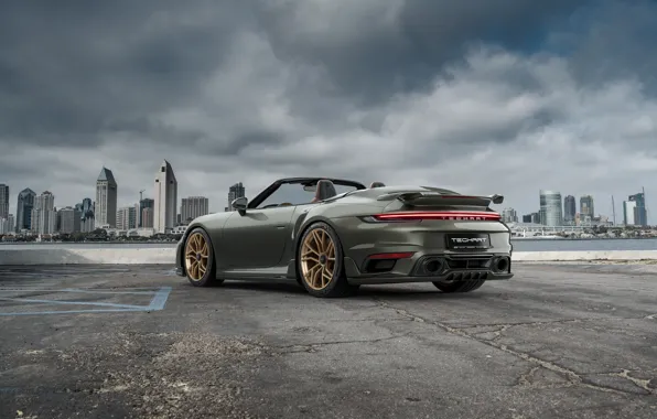 Picture Porsche, Cabriolet, Cabrio, TechArt, 911 Turbo, GTsport, TechArt GTsport Cabrio, Porsche 911 Turbo Cabriolet