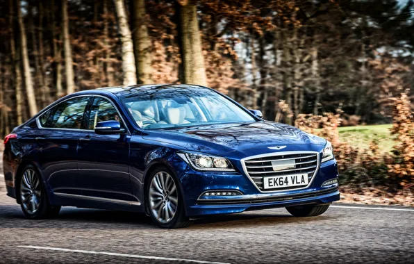 Picture Hyundai, UK-spec, Genesis, 2015, Hyundai