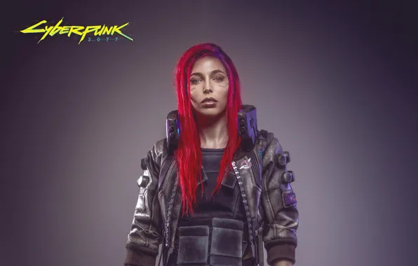 Look, future, the game, technology, future, game, character, red hair