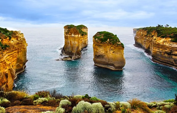Picture sea, nature, rocks