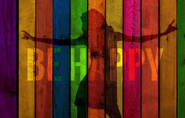 Picture the inscription, Board, color, silhouette