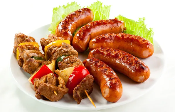 Sausage, meat, kebab