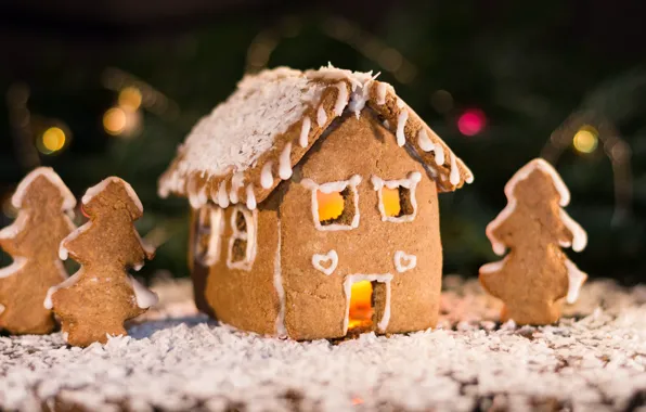 Winter, comfort, holiday, food, cookies, Christmas, New year, house