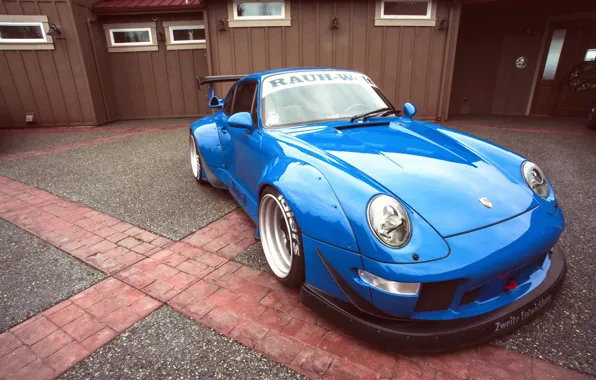 Picture blue, 911, Porsche, Porsche, blue, race, racing