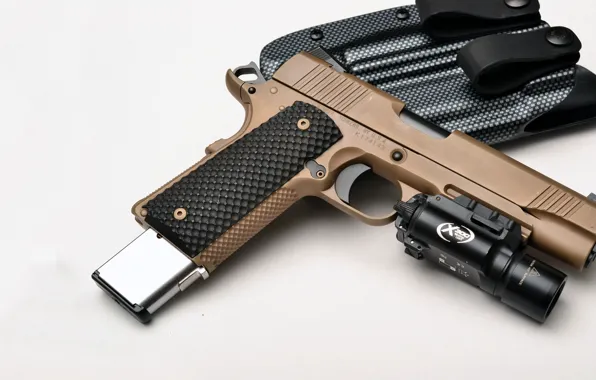 Gun, holster, Custom series, Desert Warrior, .45 ACP, Kimber