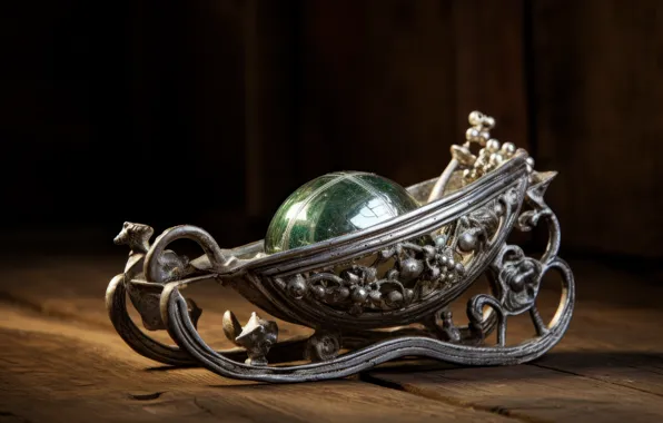 Green, retro, pattern, toy, Board, silver, Shine, ball