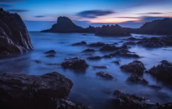 Picture coast, Scotland, Scotland, Cullen, Morayshire, Cullen Bay