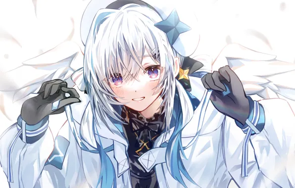 Girl, angel, Hololive, virtual youtuber, Holo no Graffiti, Kanata Amane