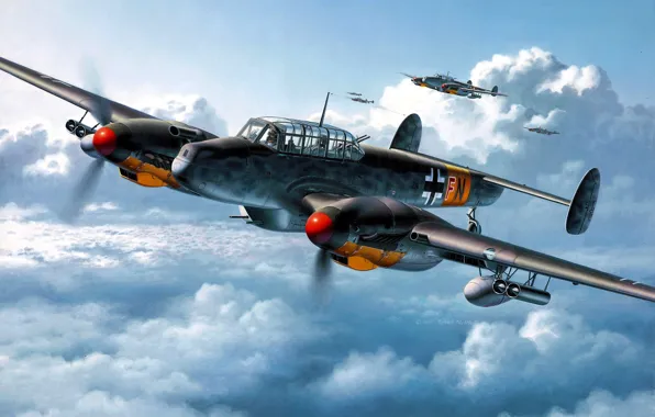 Messer Schmit, Bf-110, Me-110