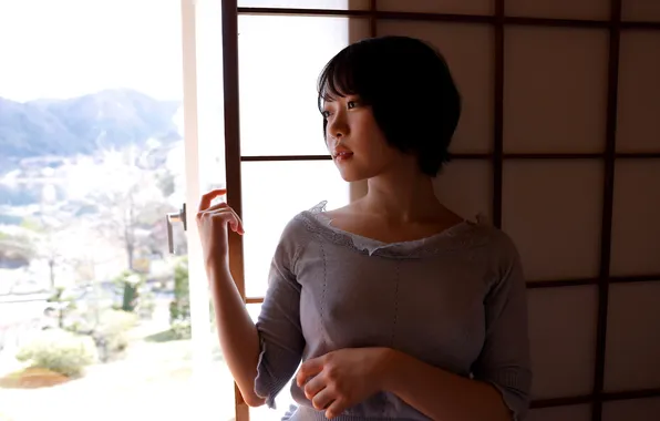 Beautiful, Asian, Model, Woman, Cute, Pretty, Japanese, Close Up