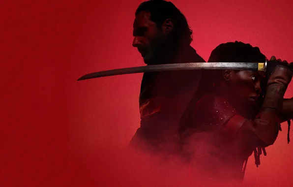 Picture wallpaper, TV Series, The Walking Dead, Michonne, Rick
