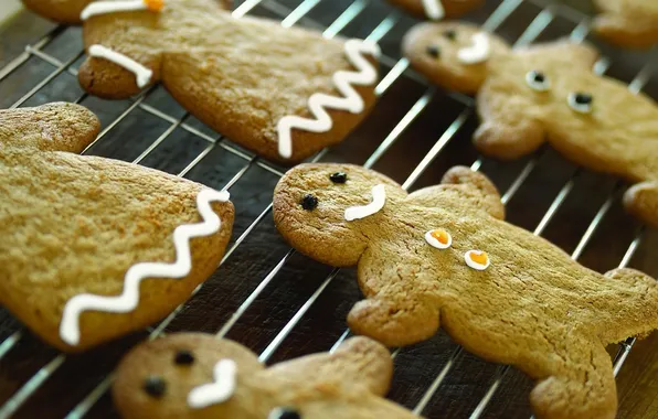 Face, food, men, cookies, sweet