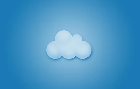 The sky, figure, minimalism, cloud, sky, minimalism, cloud, 1920x1200