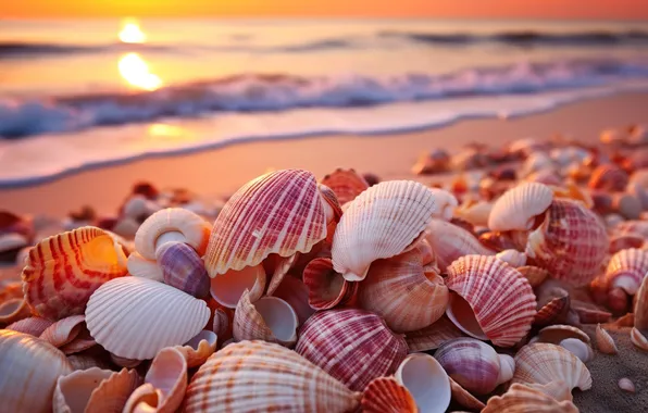 Picture sand, sea, beach, star, shell, beach, sea, sand