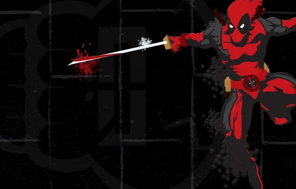 Wallpaper Katana, Jump, DeadPool For Mobile And Desktop, Section.