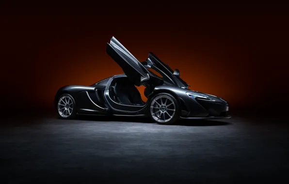 McLaren, McLaren P1, P1, doors up