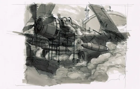 Picture Sketch, The plane, The rise