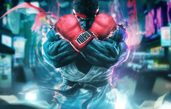 Picture fighter, capcom, ryu, Street Fighter 5